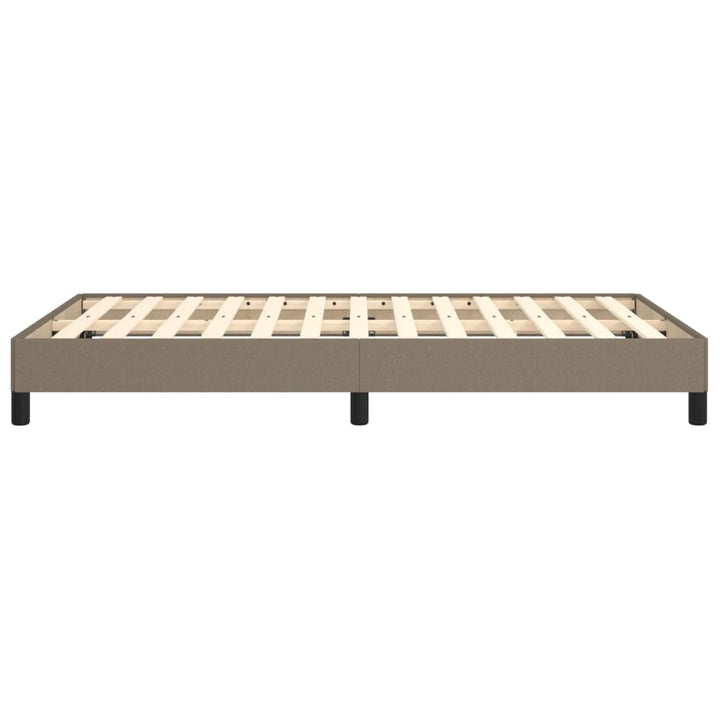 sengeramme uden madras 120x190 cm stof gråbrun