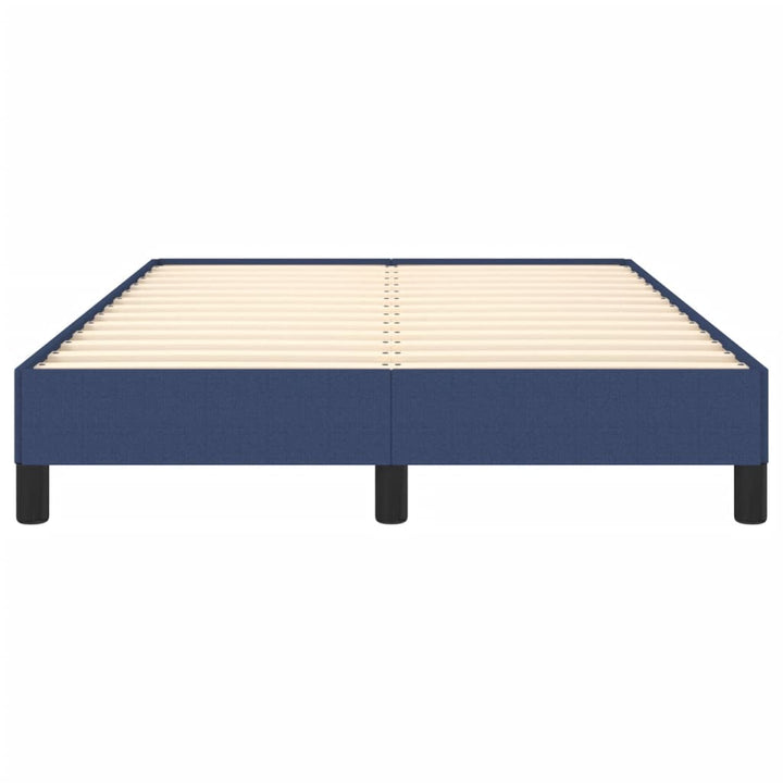 sengeramme uden madras 120x190 cm stof blå