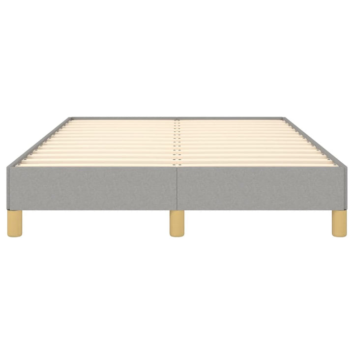 sengeramme uden madras 120x190 cm stof enkeltseng lysegrå