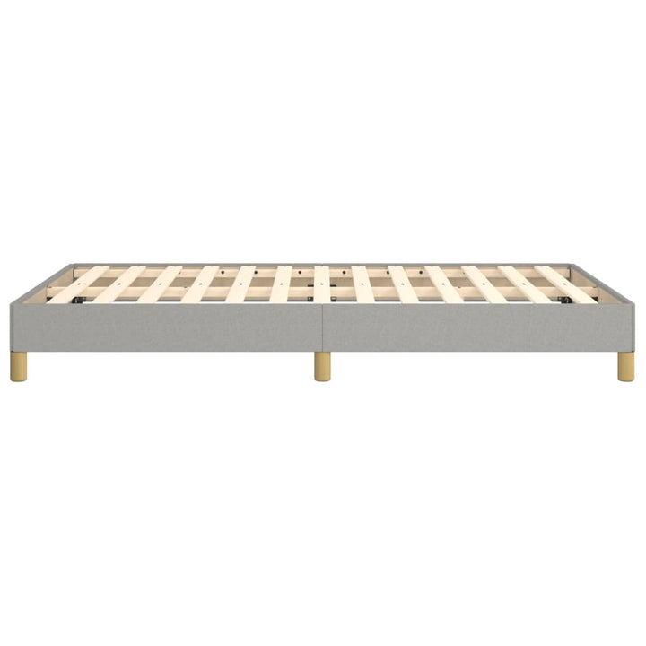 sengeramme uden madras 120x190 cm stof enkeltseng lysegrå