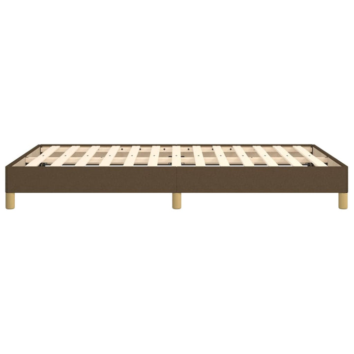 sengeramme uden madras 120x190 cm stof mørkebrun