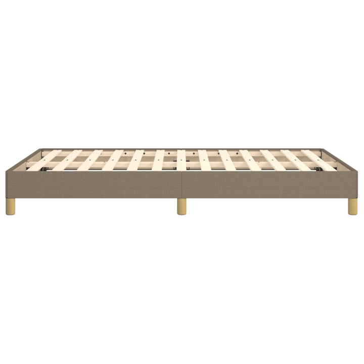sengeramme uden madras 120x190 cm stof gråbrun