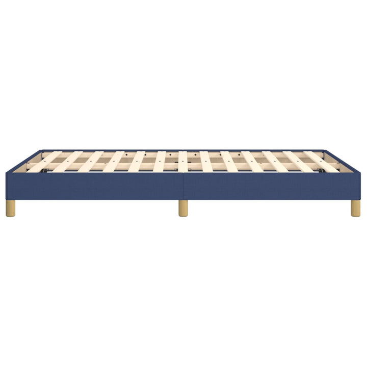 sengeramme uden madras 120x190 cm stof blå