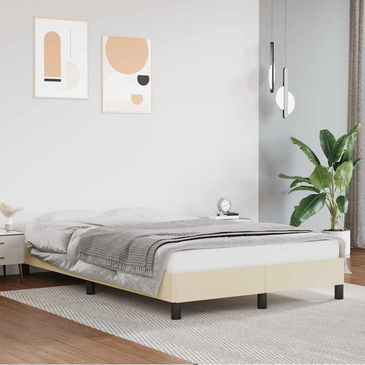 sengeramme uden madras 120x190 cm kunstlæder enkeltseng