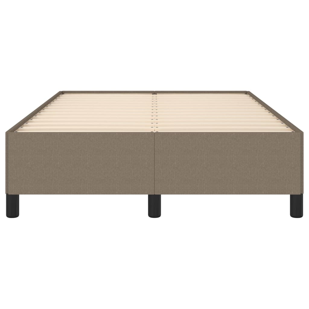 sengeramme uden madras 120x190 cm stof gråbrun