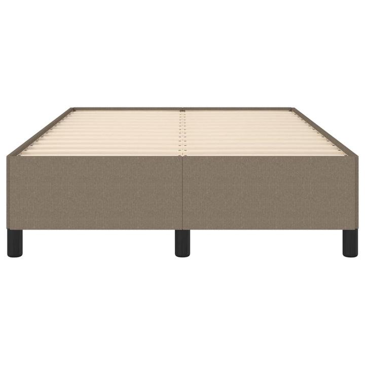 sengeramme uden madras 120x190 cm stof gråbrun