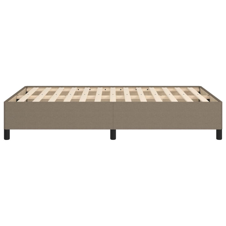 sengeramme uden madras 120x190 cm stof gråbrun