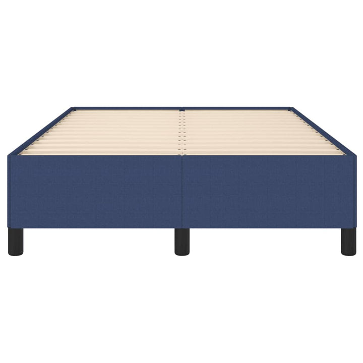 sengeramme uden madras 120x190 cm stof blå