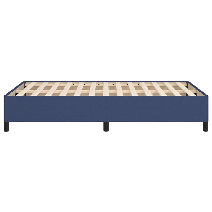 sengeramme uden madras 120x190 cm stof blå