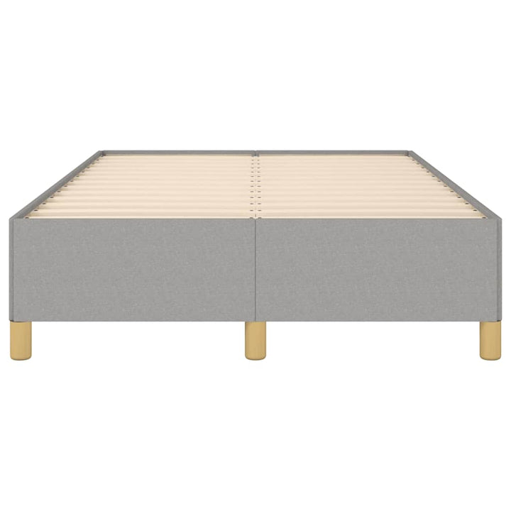 sengeramme uden madras 120x190 cm stof enkeltseng lysegrå