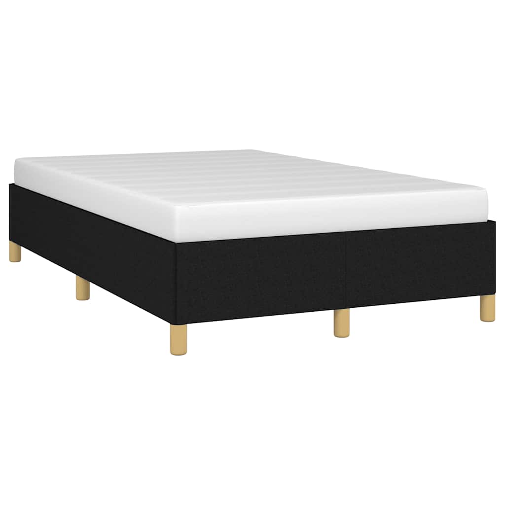 sengeramme uden madras 120x190 cm stof sort