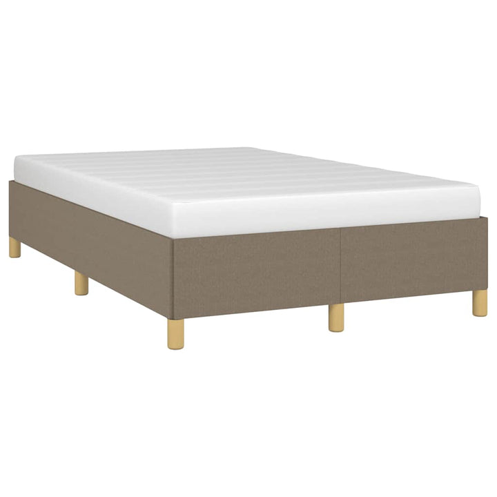 sengeramme uden madras 120x190 cm stof gråbrun