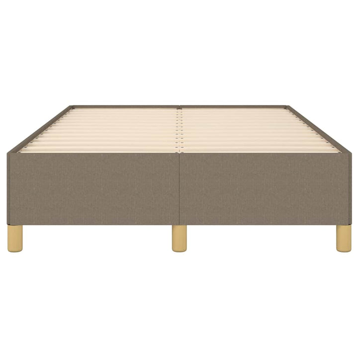 sengeramme uden madras 120x190 cm stof gråbrun