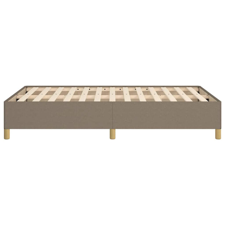 sengeramme uden madras 120x190 cm stof gråbrun