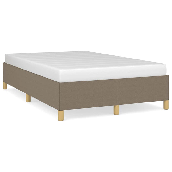 sengeramme uden madras 120x190 cm stof gråbrun