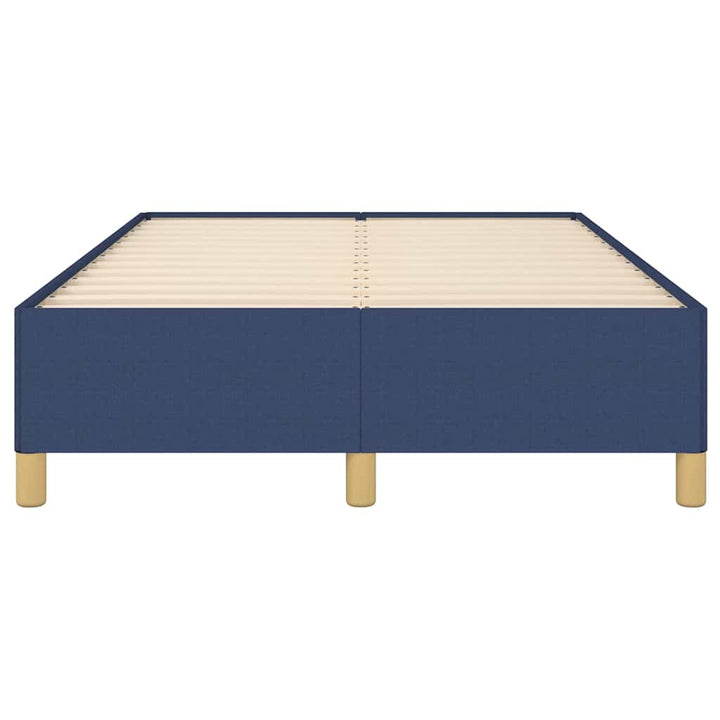 sengeramme uden madras 120x190 cm stof blå