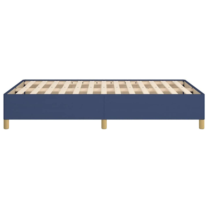sengeramme uden madras 120x190 cm stof blå