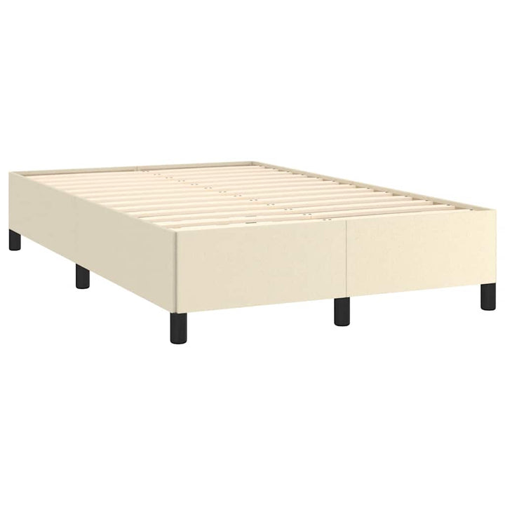 sengeramme uden madras 120x190 cm kunstlæder enkeltseng grå