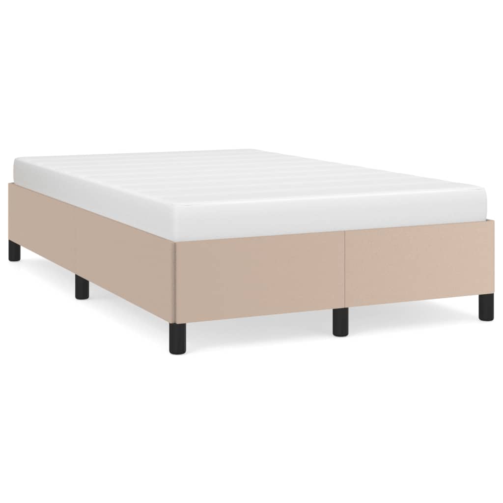 sengeramme uden madras 120x190 cm cappuccino farvet