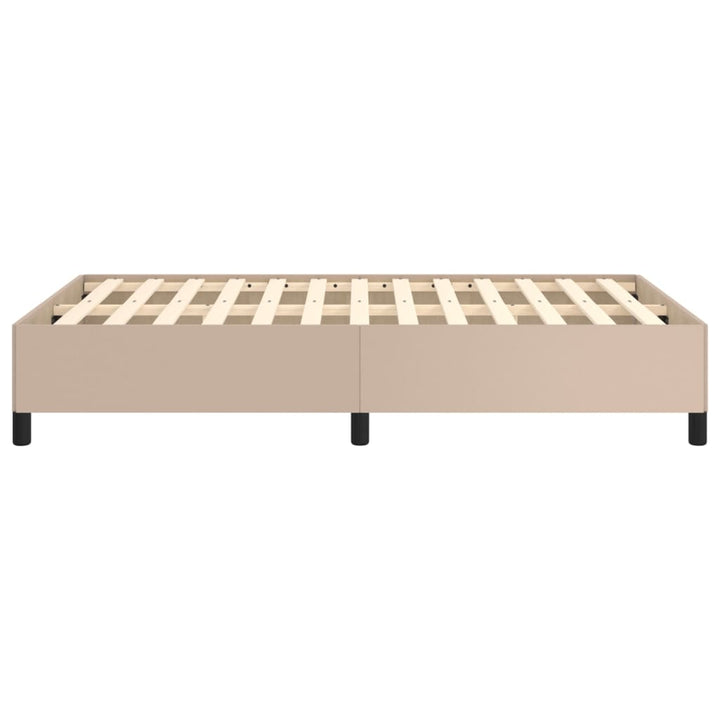 sengeramme uden madras 120x190 cm cappuccino farvet