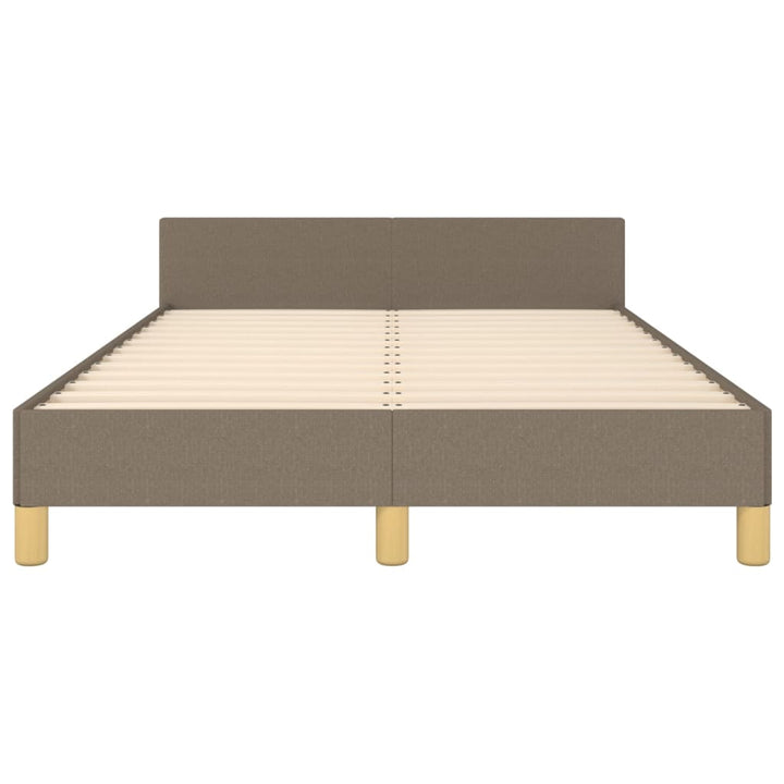 sengeramme uden madras 120x190 cm stof gråbrun