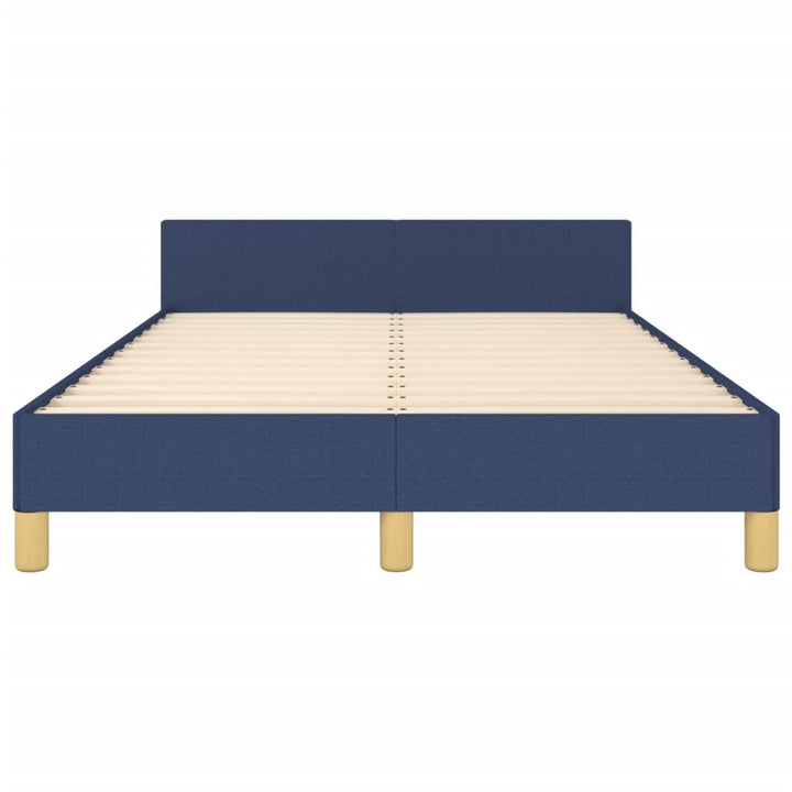 sengeramme uden madras 120x190 cm stof blå