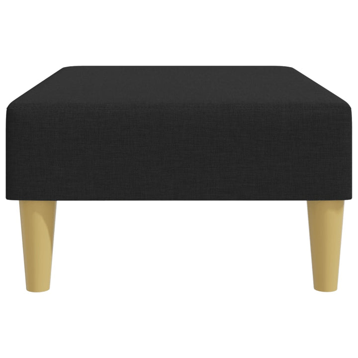 fodskammel 77x55x31 cm stof sort