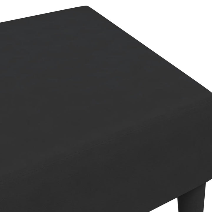 fodskammel 77x55x31 cm velour sort