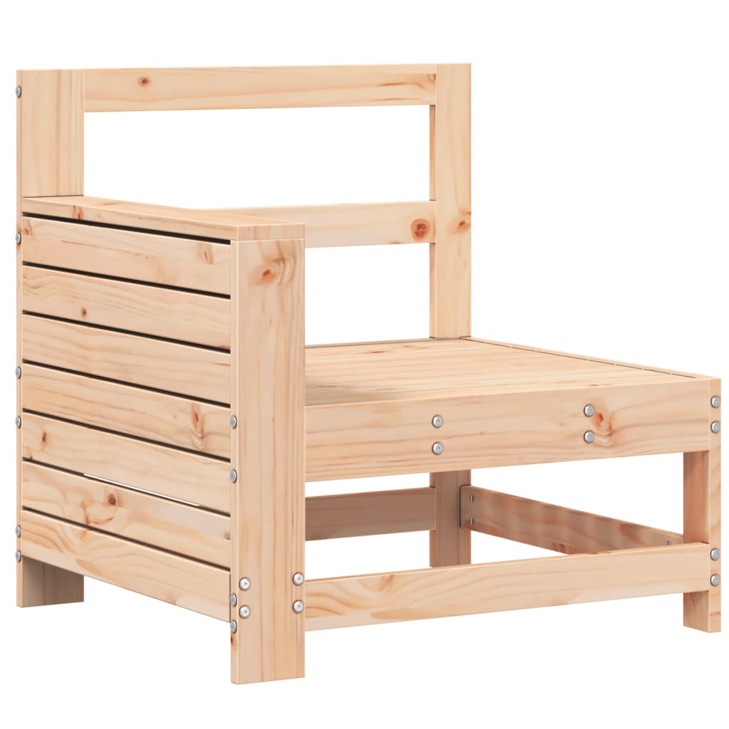 sofamodul med armlæn 69x62x70,5 cm massivt fyrretræ