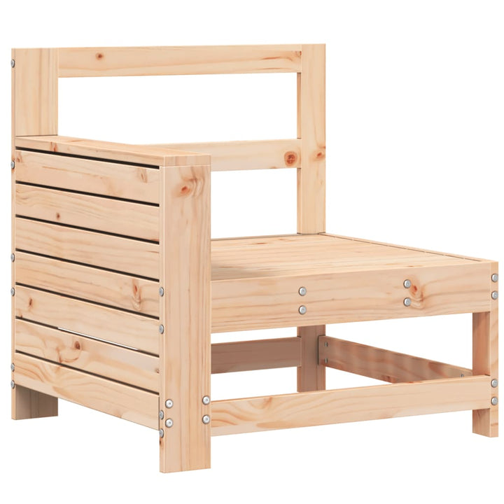 sofamodul med armlæn 69x62x70,5 cm massivt fyrretræ