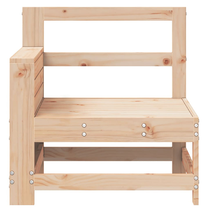 sofamodul med armlæn 69x62x70,5 cm massivt fyrretræ