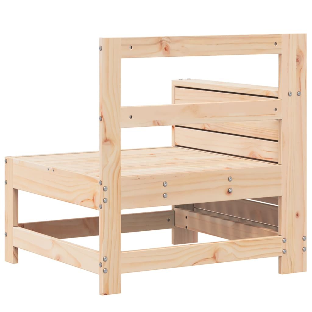 sofamodul med armlæn 69x62x70,5 cm massivt fyrretræ