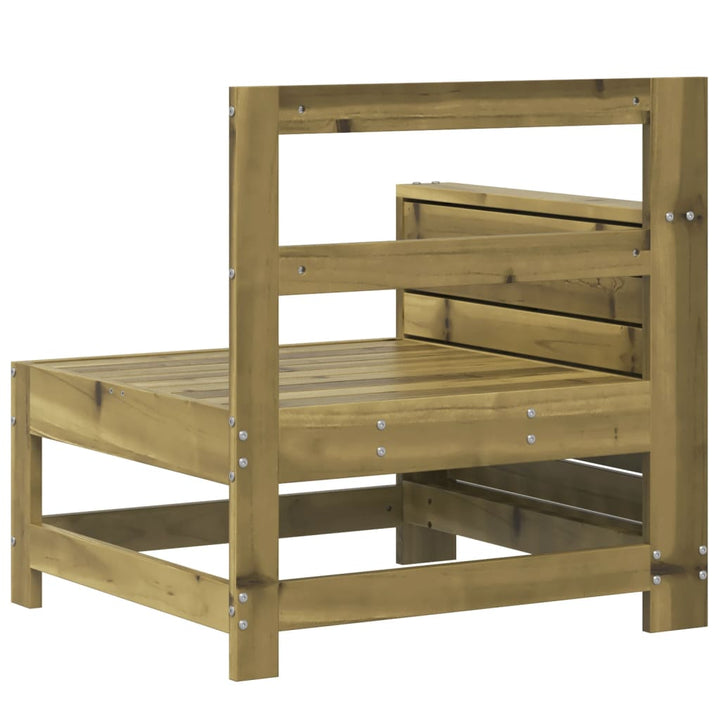 sofamodul med armlæn 69x62x70,5 cm imprægneret fyrretræ