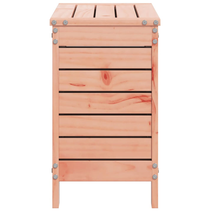 haveskammel 62x31,5x52 cm massivt douglasgran