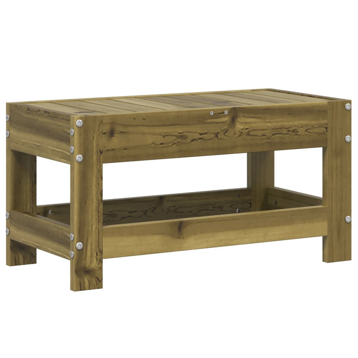 haveskammel 62x30x32 cm imprægneret fyrretræ