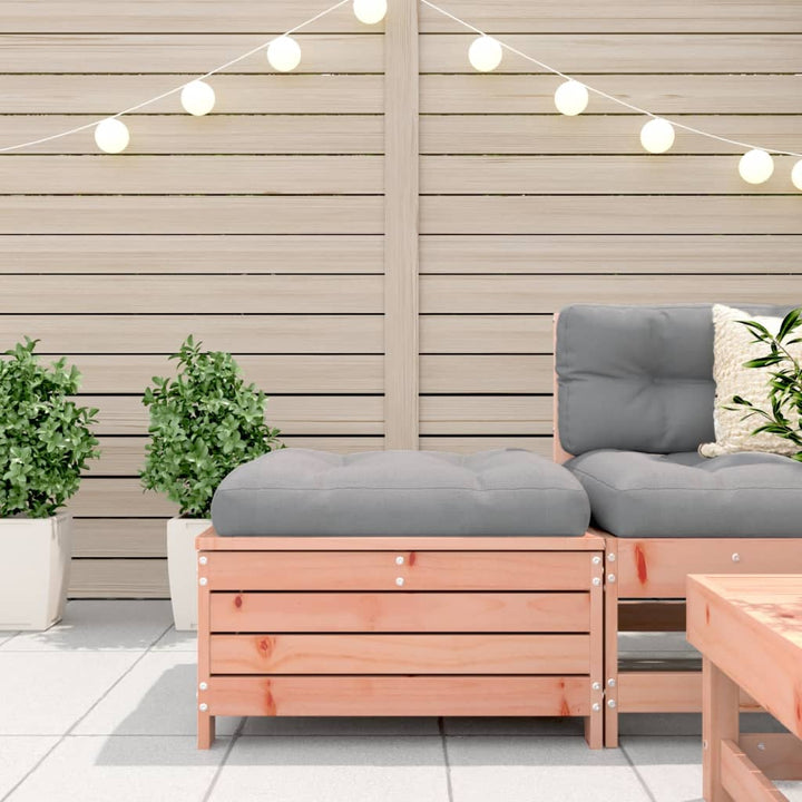 haveskammel 62x63,5x32 cm massivt douglasgran