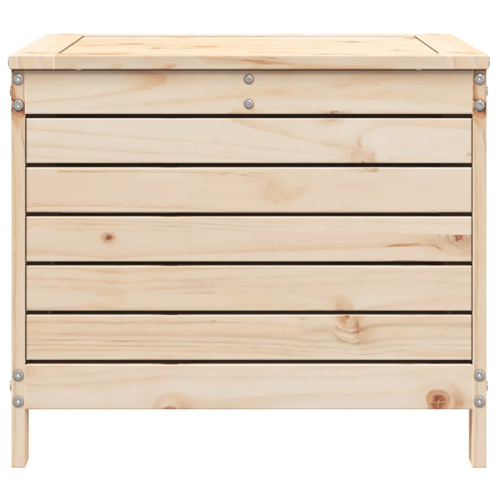 haveskammel 62x63,5x53,5 cm massivt fyrretræ