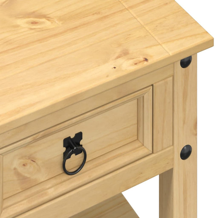 sofabord med skuffer Corona 85x50x45 cm massivt fyrretræ