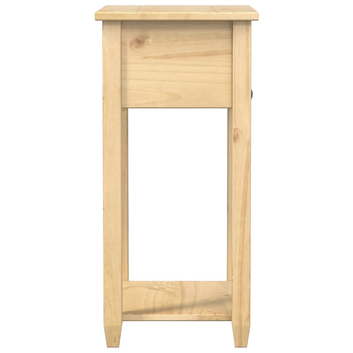 konsolbord Corona 55x35x73 cm massivt fyrretræ