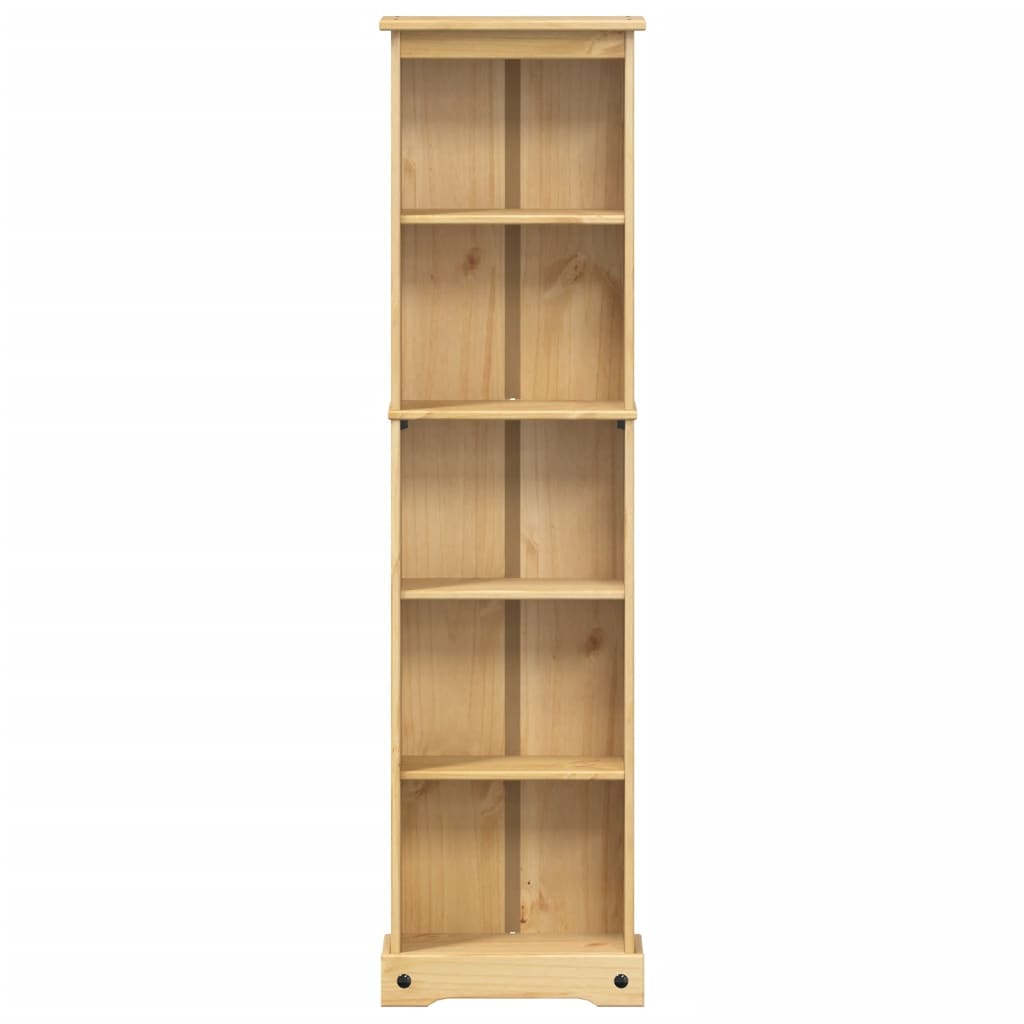 bogreol Corona 46x20x170 cm massivt fyrretræ