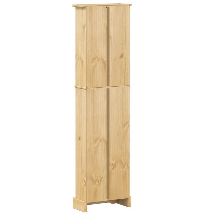 bogreol Corona 46x20x170 cm massivt fyrretræ