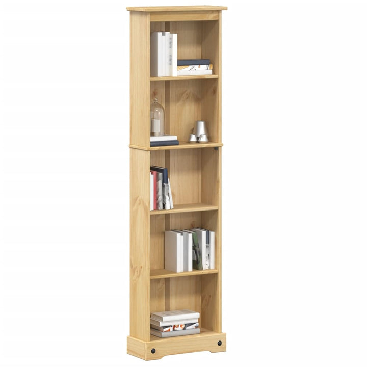 bogreol Corona 46x20x170 cm massivt fyrretræ