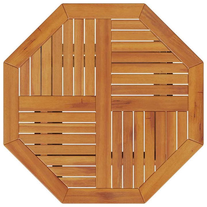 foldbart havebord Ø70x75 cm massivt akacietræ