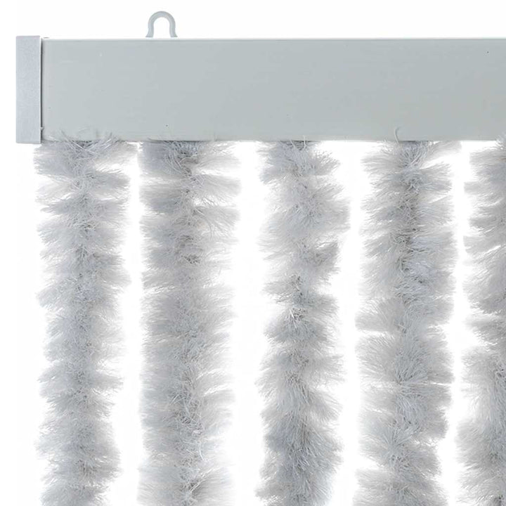flueforhæng 56x185 cm chenille grå