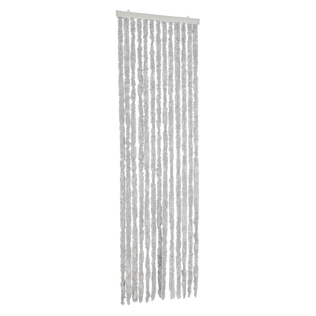 flueforhæng 56x200 cm chenille grå
