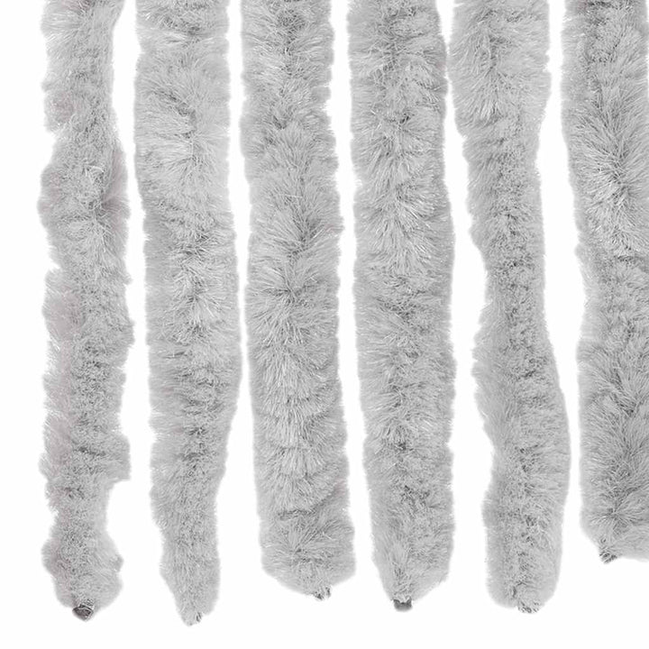 flueforhæng 56x200 cm chenille grå