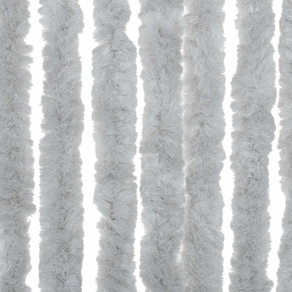 flueforhæng 56x200 cm chenille grå
