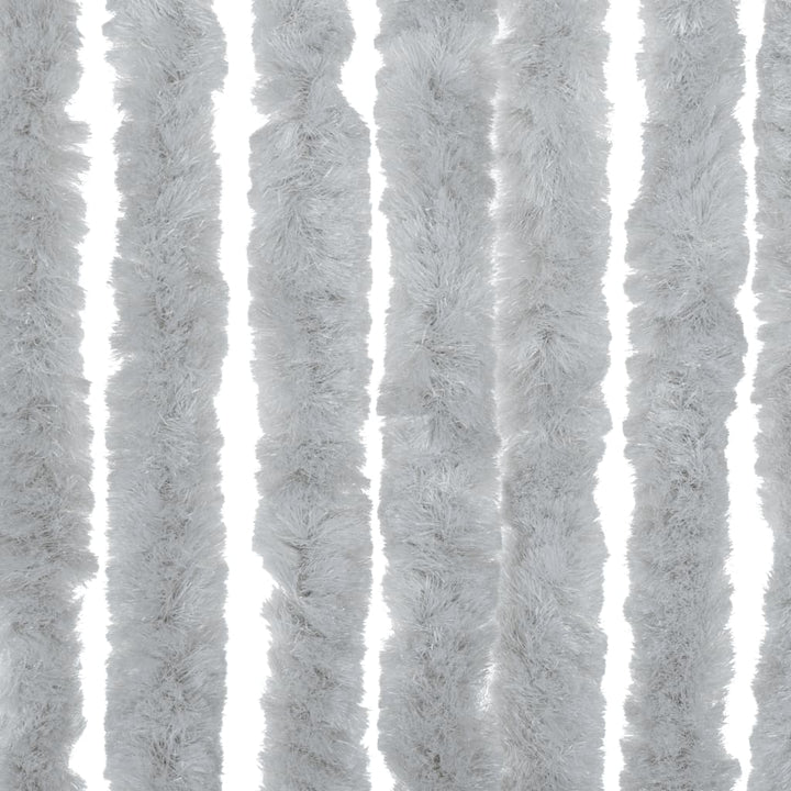 flueforhæng 90x200 cm chenille grå