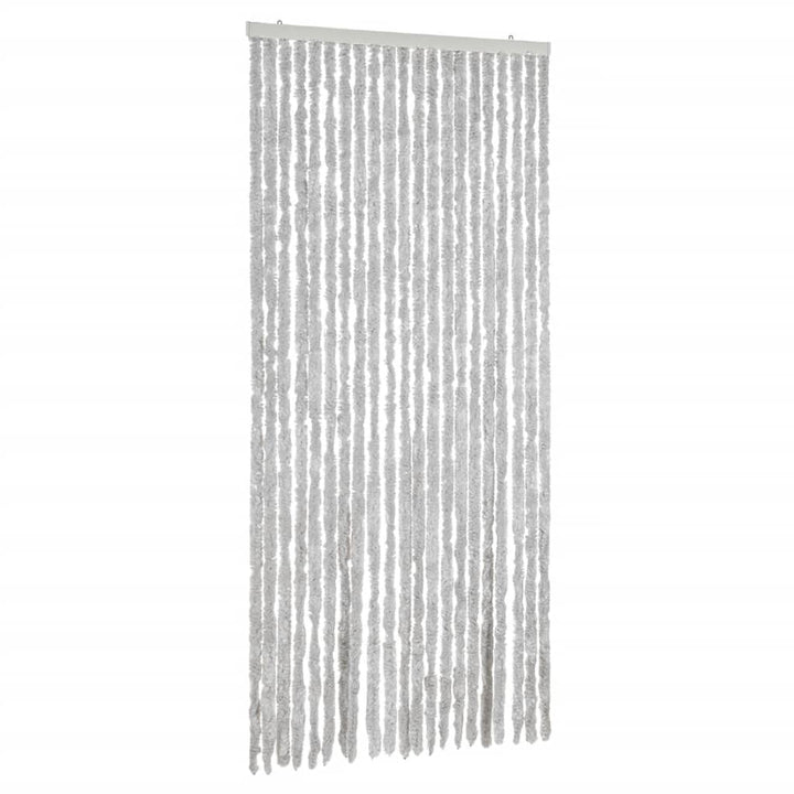 flueforhæng 90x220 cm chenille grå