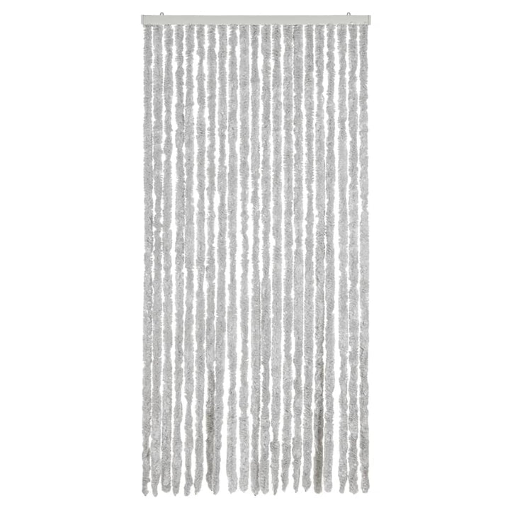 flueforhæng 90x220 cm chenille grå